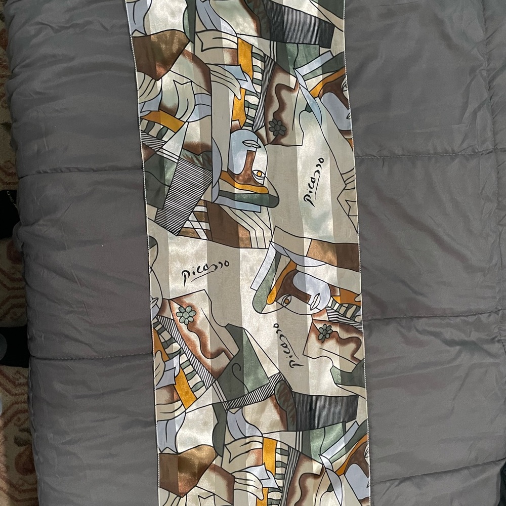 Silk Scarf Picasso Artist Unique